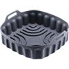 Westmark Stampo in Silicone Quadrato Mini per Friggitrice ad Aria - Inserto in silicone riutilizzabile per friggitrice ad aria, lavabile in lavastoviglie - 18,5 x 18,5 x 5 cm