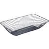 Westmark Angulo Cestino in Filo Metallico, grande - Elegante fruttiera e cestino pane - Cestino decorativo metallo per frutta, verdura, pane e panini - Nero, 35 x 21 x 8 cm