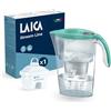 LAICA Stream Line Caraffa Filtrante - 2,3L, Timer Digitale, Verde Acqua