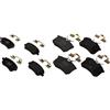 TRW Automotive AfterMarket GDB3332 Pastiglia freno & AUTOMOTIVE GDB1330 Pastiglie Freno Posteriore, Nero, 4 pezzi