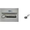 Volkswagen Portachiavi in Metallo con Anello della Collezione & 000087010BQ Portachiavi con logo VW, Unisex - Adulto, nero, diametro 37 mm
