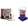 Ma-FraMafra, Charme, Kit per La Pulizia di Sedili E Cruscotti Dell'Auto & Super Dryer, Panno in Microfibra Superfine