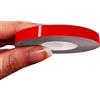 4R Quattroerre.it 10481 Trim Stripes Strisce Adesive per Auto, Rosso, 7 mm x 10 mt