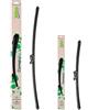 Valeo Coppia Di Spazzole Tergicristallo Flat Blade Fatte Di Materiali Naturali E Riciclati CAN76+CAN15, Anteriore, Lunghezze: 600mm+350mm, (Pack da 2)