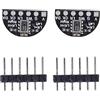 Naroote Modulo di Microfono, Moduli MIC MEMS a Basso Rumore MSM261S4030H0 I2S Interfaccia a Bassa Potenza Compumi Omnidirezionale 140db SPL 2 Set per Fai -te