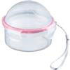 Westmark Fruit Box To Go - Pratica scatola per conservare frutta rotonda senza segni di pressione, anche in viaggio, lavabile in lavastoviglie, PP, silicone - ⌀ 9,5 x 10 cm