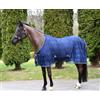 Rhinegold Equestrian Rhinegold - Lenzuolo felpato 6/3, colore: Blu navy