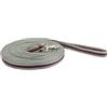 HKM Guinzaglio Morbido per longitudinale, 800 cm, Colore: Grigio Scuro/Bordeaux