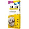 AdTab Antiparassitario per Cani 2,5-5,5 kg da 3 Compresse Masticabili 112 mg