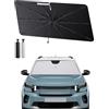 SHAOHAO Compatibile con C3 Aircross（CC24）2024 2025 parasole auto protezione solare parabrezza pieghevole protezione UV parasole tessuto antipiega C3 Aircross Accessori