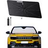 SHAOHAO Compatibile con Jeep Avenger 2023-2025 Ombrellone parasole auto parabrezza anteriore pieghevole UV bloccante tessuto antipiega Jeep Avenger