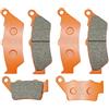 LE LEFOSSI Moto Fibra di Carbonio Anteriore e Posteriore Pastiglie Freno per Compatibile con BMW F 700 GS 13-17 F 800 GS ADVENTURE 12-17 FA209F FA209F FA213R