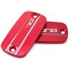 NGYXS Sostituire il tappo Di Alluminio CNC Del Motociclo Freno Anteriore Coperchio Serbatoio Liquido Tappo Dell'olio Per KYMCO Per XCITING 300/350/400/500 Tutto L'anno(Red)