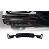 MpTuned F32 F33 F36 Diffusore Nero Lucido per BMW Serie 4 2014-2019 435i, 440i, 435d, 440d, Diffusore posteriore