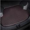 ADUYHCZ Auto Tappetino per Bagagliaio in Pelle, per Fiat 500 2015-2023 Vasca Baule Tappeto AntiGraffio Antiscivolo Protezione Accessori,C