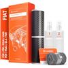 Luxshield Battitacco Auto Antigraffio Pellicola per Fiat Grande Panda I 2025-2026 - Protezione Accessori Tuning Portiera - Carbonio Nero