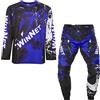 WinNet Completino per Mini Moto Cross da Bambino (Blu, 6 Anni)