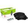 VALEO Imbottiture per freni Expert 301892A, Set di 4 imbottiture, Asse posteriore, Completamente dotato di accessori montati - Certificate ECE-R90