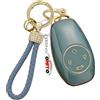 ontto Custodia per Chiave Auto Protezione per Chiave Auto Compatibile con Leapmotor T03 C11 S01 C01 2022 2023 2024 2025 Chiave Etui Cover Accessori TPU Cover per chiave auto Coprichiave B-Grigio