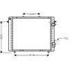 PRASCO Radiatore motore Grupo Rafredamento Radiatore Rafredamento Motore Larghezza della rete 435mm Lunghezza della rete 460mm Profondità della rete 34mm Compatibilità con RENAULT RTA2159