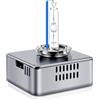 BIHEE Lampadine allo xeno D5S, 25 W, 8000 K, luce blu diamante, HID | Lampada per fanale in metallo, base per auto, 1 pezzo
