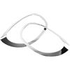 QGBKLZNZHP Tappo Faro Con Foro Per MINI Per Cooper Per Countryman F60 2017 2018 2019 2020 2021 Faro Della Lampada Copertura Trim Anello Anteriore