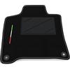 Somer Car Tappetino Auto SOLO LATO GUIDA 1pz compatibile con Opel Astra L Hybrid 2021-2026 | 1 tappeto su misura in moquette, bandiera Italia