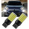 Car Passion COPPIA LUCI DIURNE DRL 150 LED T20 W21W 7440 CANBUS 6000K 100% NO ERRORE LAMPADE LAMPADINE SPECIFICHE ALTA QUALITA' BIANCO GHIACCIO