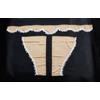 VNVIS Set di 3 tende decorative in peluche con pompon bianchi per camion Volvo (Beige)