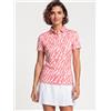 J.LINDEBERG TOUR TECH PRINT POLO da golf donna