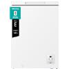 Hisense HCF145E NUOVO Congelatore a pozzo 141 litri, Super Silenzioso 40 db, classe E, (L*P*A): 60,6×55,9×85,8 cm, Bianco