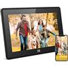 KODAK Cornice Digitale WiFi 10 Pollici Cornici Digitali, HD Cornice Foto Digitale Touchscreen IPS Cornice Elettronica con App, Memoria 16GB, Rotate Automatica, Condivisione di Immagini Musica Video