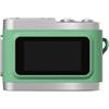 Soleilux Mini fotocamera portatile 1080P con anti-shake e LED per vlog e foto, fotocamera compatta 1080P con stabilizzazione dell'immagine e luce LED per studenti (arancione)