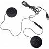 Zisemeil Cuffie per Casco Cablate per Moto Cuffie per Casco per Altoparlanti per Microfono Audio Stereo Controllo in Cavo da 1,2 M con Volume Remoto per C