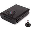 GNAFETS Supporto magnetico universale per webcam con rotazione a 360°, compatibile con Logitech, Razer, GoPro e altre webcam + supporto per action cam (vite magnetica UNC da 1/4)