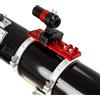 Kivivaka Base di montaggio a coda di rondine in lega di alluminio per telescopio astronomico Equatoriale Mount Finderscope, per rosso, argento, nero