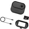Nucelit Action Camera antiurto con obiettivo a 150° e batteria da 2,5 ore per moto e sci, collare per animali domestici