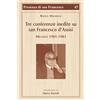 PRESENZA DI S. FRANCESCO Tre conferenze inedite su San Francesco d'Assisi. Milano: 1981-1983