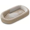 Inglesina Welcome Pod Baby Nest Ergonomico 0-8 Mesi, Riduttore Lettino Traspirante in Bambù e Cotone, Sfoderabile e Lavabile, Warm Beige