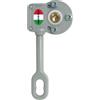 Atelier Arrigo Argano Manuale per Tende da Sole | Modello Universale 3:1 e 7:1 | Movimento Manuale | Lega di Zinco Speciale | Vari Colori | Ideale per Tende a Caduta (Coppia 7:1, Grigio RAL 7035)