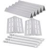 Nordic Bbq Store 7620 barre aromatizzanti 7622, 65505 deflettore di calore 62752 tubo bruciatore per Weber Genesis E-330 S-330, EP-330 EP-330, parti di ricambio per griglia controllo frontale, in