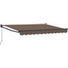 vidaXL Tenda retrattile, 3,5 x 2,5 m, Giardino e Terrazza, Tenda da sole moderna per esterni, tenda retrattile, protezione duratura contro il tempo