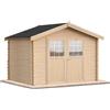 lecasettedilegno Casetta da giardino in legno per esterni 9 mq 300x300 35mm MADE IN ITALY mod. CHOPIN casetta in legno, rimessa attrezzi, deposito, box per esterni