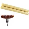 Generico Pelli di budelli di collagene da 26 mm, salsicce fatte in casa per budelli di prosciutto, rivestimento di salsicce commestibili per hot dog e salsicce per snack, 14 m x 2 pezzi