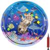 Generico Tappeto Antispruzzo per Gatto - Giocattolo Interattivo Ispessito,Tappeto Gioco Rinfrescante Pieghevole con Gonfiatore | per Gatti e Cuccioli, Attivitа Indoor, Gioco, Esercizio, Caccia