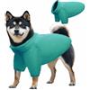 TOPSOSO Cappotto per cani elastico, comodo gilet in pile per cani, morbido calore, giacca invernale per cani, chiusura lampo, anello a D riflettente, giacca per cani con maniche, adatta per gatti e