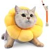 YFPOPONE Collare per gatto con corda, collare per gatti, collare elisabettiano, collare regolabile per gatti, imbuto morbido per gatti con circonferenza della testa di 12-20 cm
