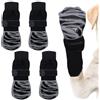 SSKHE 2 paia di calzini antiscivolo per cani Paws Stop Licking, Soft Socks for Dog Paw Protection with Grips Strong Traction, Adjustable Dog Boots Dog Shoes for Senior Dogs Hardwood Floors Indoor