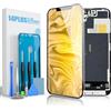 GULEEK Schermo LCD per iPhone 14 Plus 6,7 Pollici, Display Touch Screen Full HD Completo con Digitizer Assembly e Kit Riparazione, Sostituzione Schermo