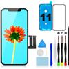 GULEEK Display per iPhone 11 Schermo LCD Sostituzione Vetro Schermo Parti 6,1 Pollici Touch Screen Digitizer di Ricambio con Kit di Strumenti di Riparazione